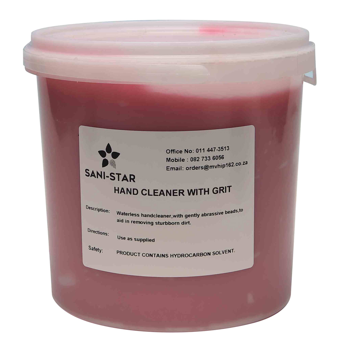 HAND CLEANER WITH GRIT